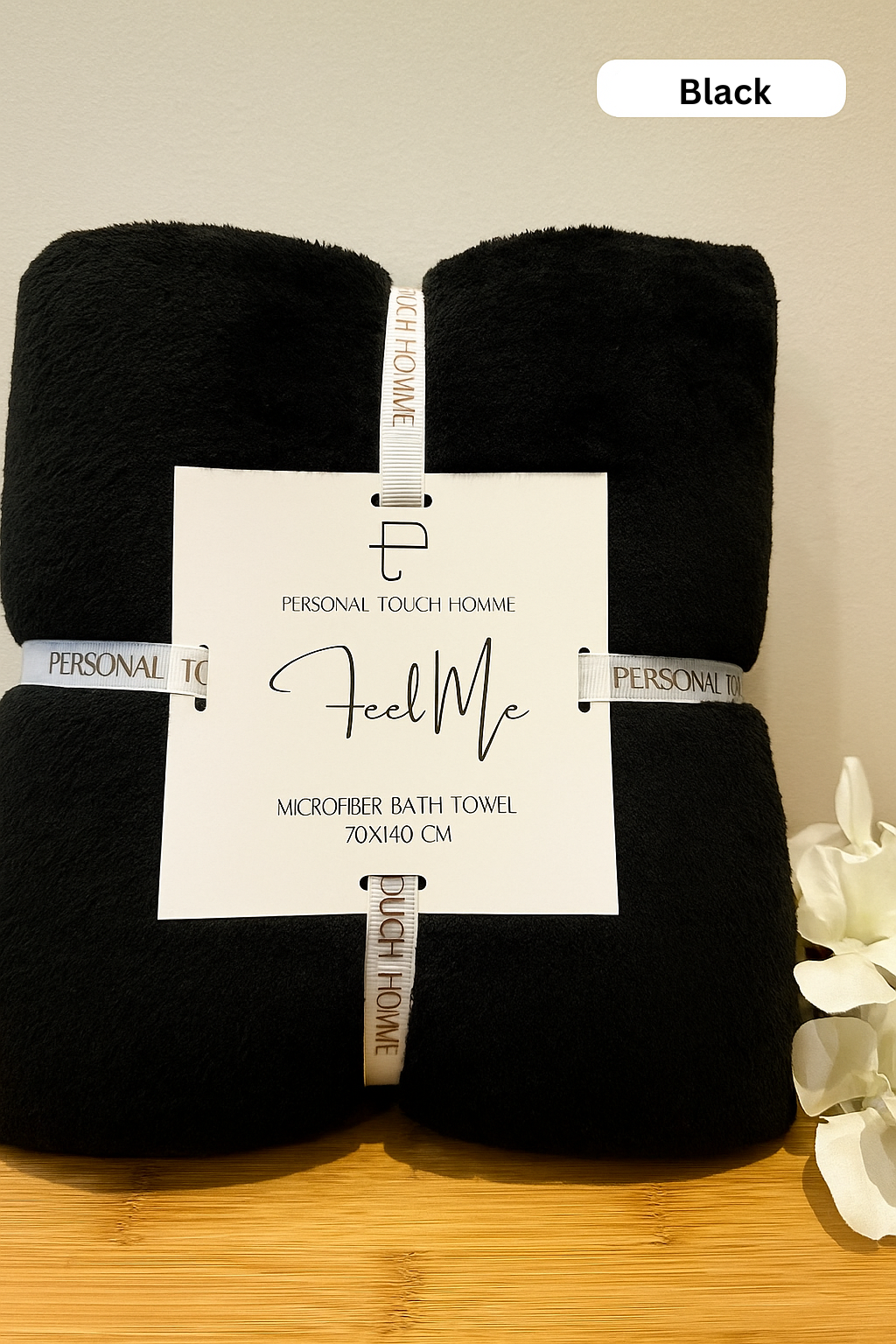 Feel Me Ultra-Soft Microfiber Bath Towel - Gentle Exfoliating Body Towel for Even Skin Tone - Makeup Removal & Anti-Aging - 70x140cm Large Size