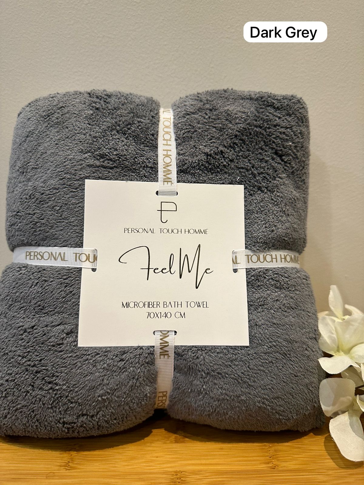 Feel Me Ultra-Soft Microfiber Bath Towel - Gentle Exfoliating Body Towel for Even Skin Tone - Makeup Removal & Anti-Aging - 70x140cm Large Size