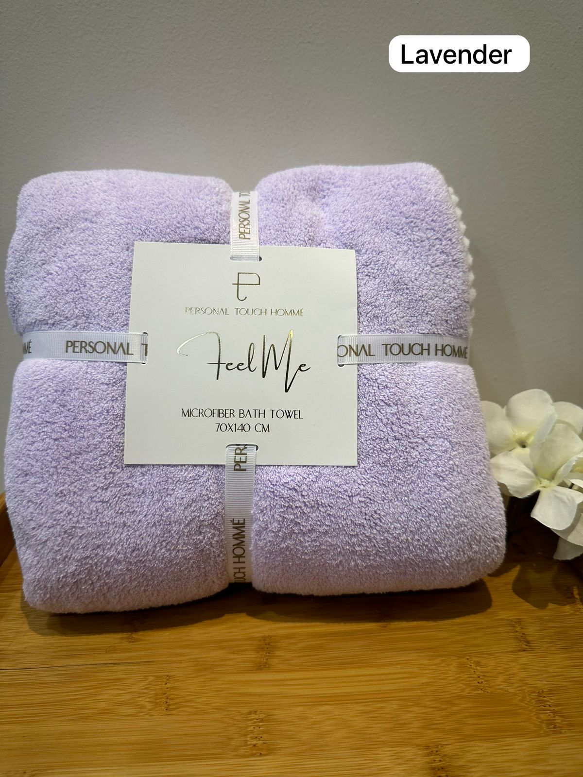 Feel Me Ultra-Soft Microfiber Bath Towel - Gentle Exfoliating Body Towel for Even Skin Tone - Makeup Removal & Anti-Aging - 70x140cm Large Size