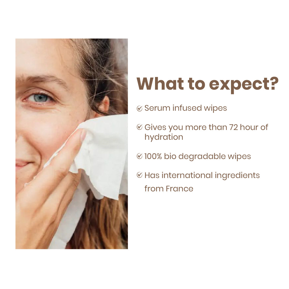 Hydra Facial Skin Care Wipes - World's First Serum Infused Hydration Wipes With Hyaluronic Acid (30 Sheets)