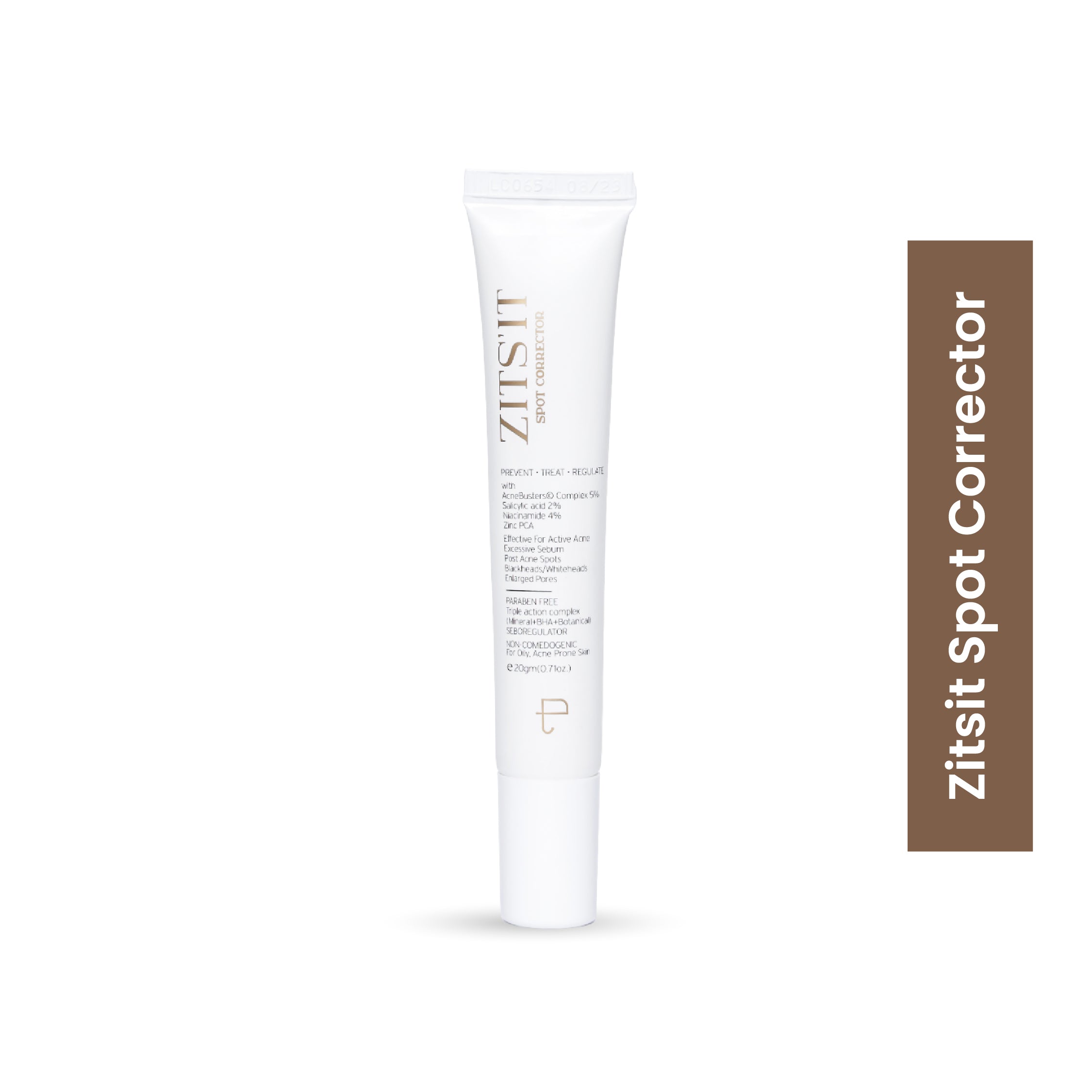 Zitsit Spot Corrector For Active Acne | Acne Scars | Salicylic | Niacinamide | Zinc - Acne Prone & Active Acne | 20g