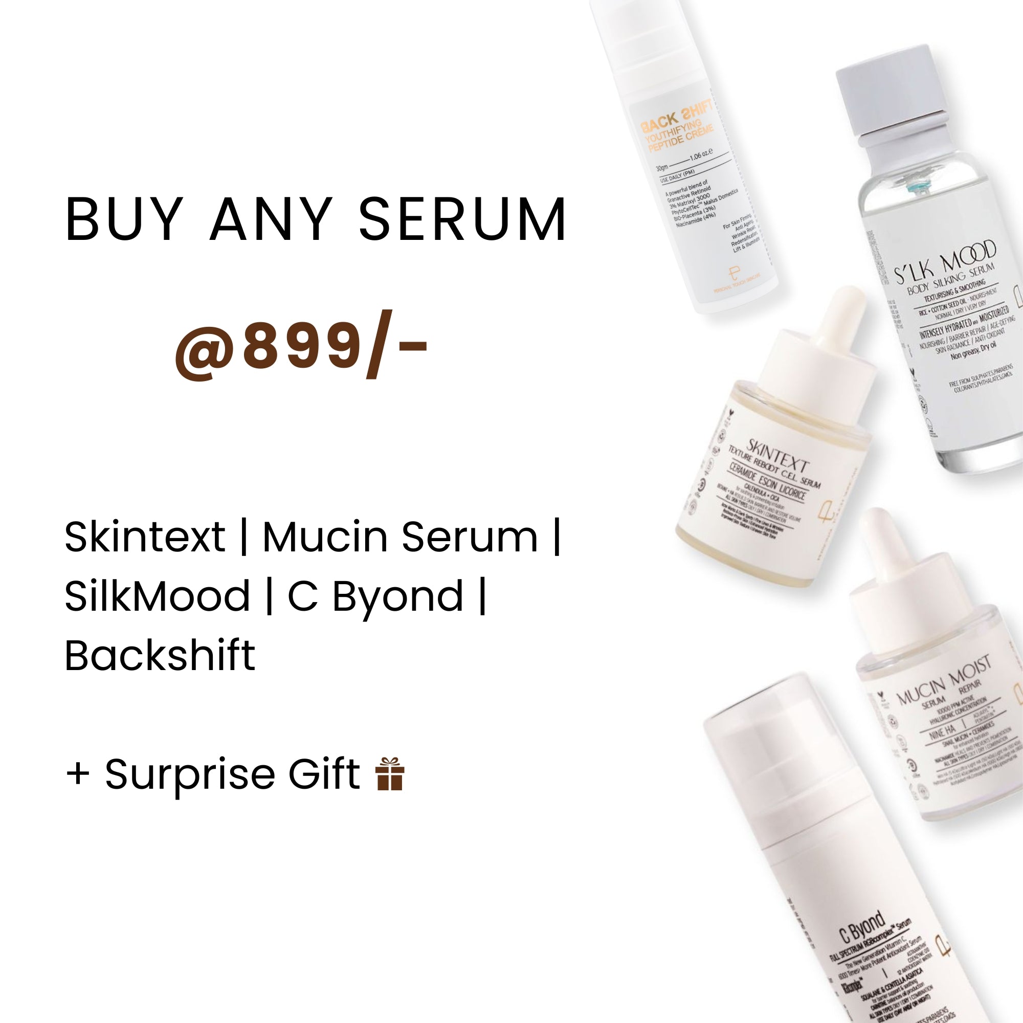 ⁠Buy Any Serum at 899 + Surprise Gift 🎁