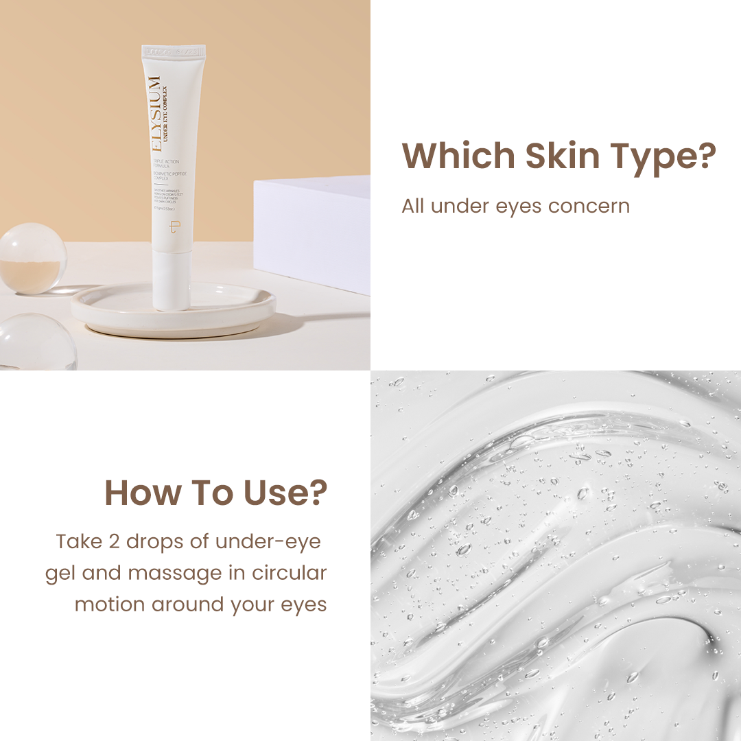 Elysium 9D Formula Under Eye Gel 15g + Surprise Gift 🎁