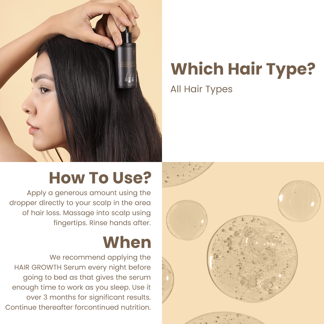 Hair Up Hair Growth & Hairfall Control Serum | 11 Clinically Approved Ingredients | Redensyl & Anagen | 50ml