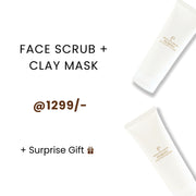 Combo of Facebath Clay Mask & Facebath Face Scrub + Surpirse Gift 🎁