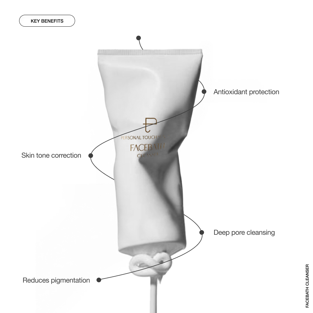Facebath Deep Cleansing Facewash All Skin Types Niacinamide Pigmentation Correction - Oily, Normal & Combination Skin | 100ml