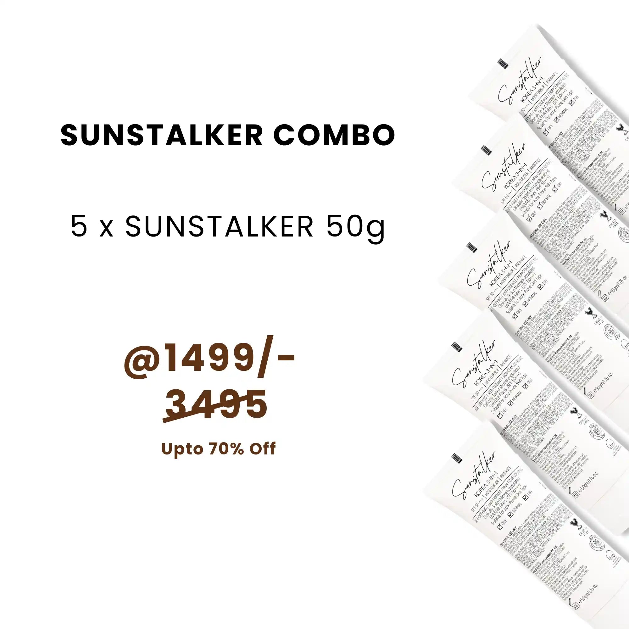 MBM Combo of 5 x Sunstalker 50g