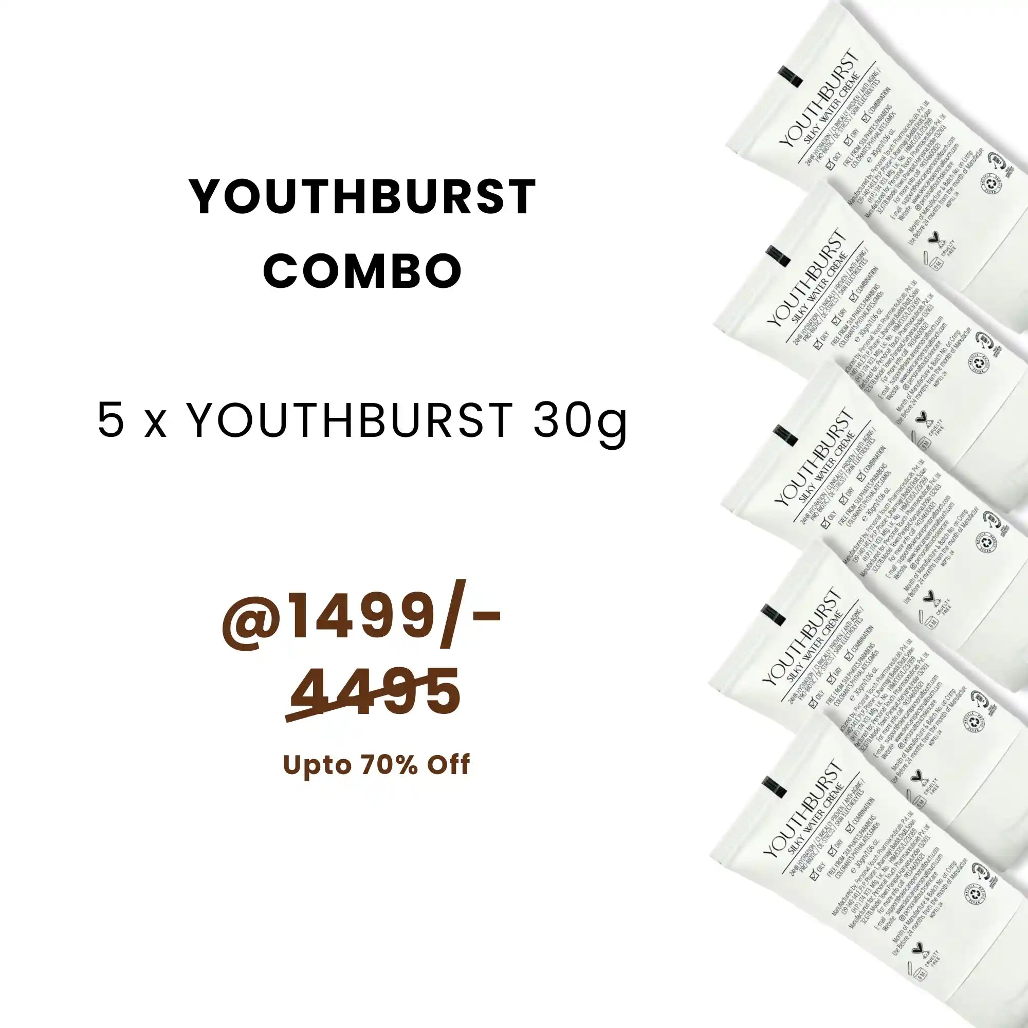 MBM Combo of 5 x Youthburst 30g