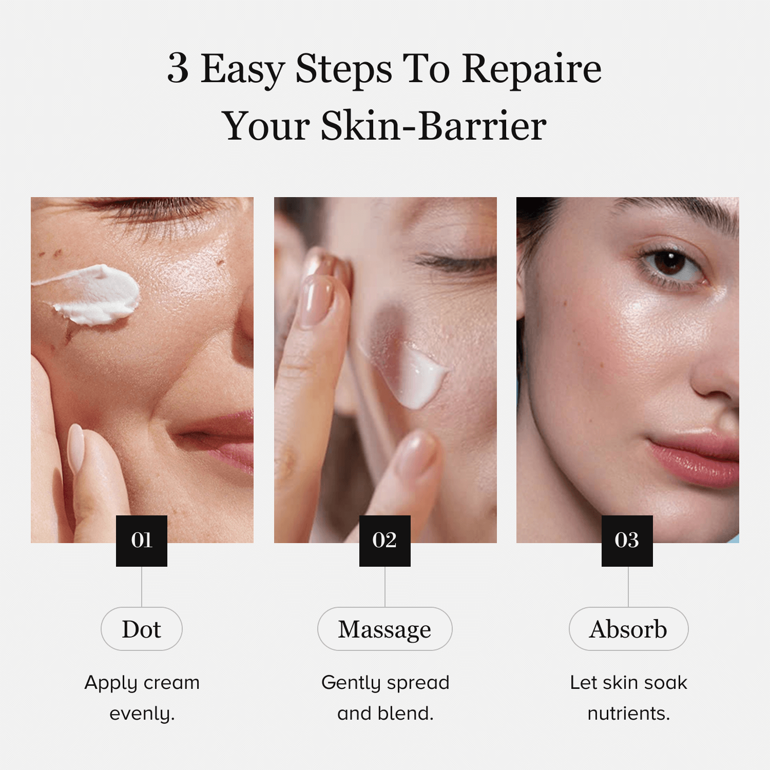 Skindam Korean Moisturizer With Ceramide 3 | Oat Kernell For Extremely Dry & Eczema Prone Skin | 50g