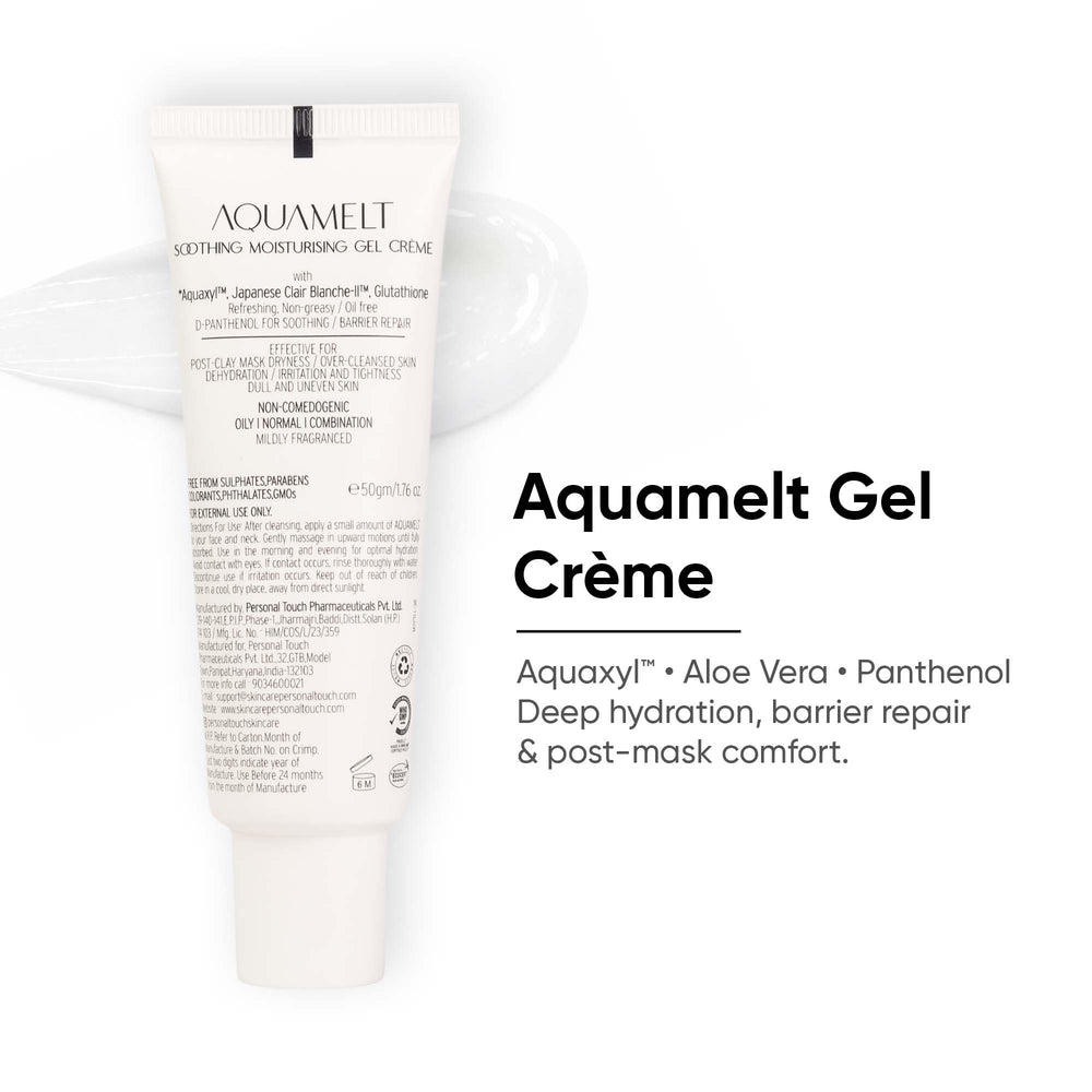 Aquamelt Moisturizer Post-Treatment Soothing Gel with Glutathione & Panthenol - 50 g
