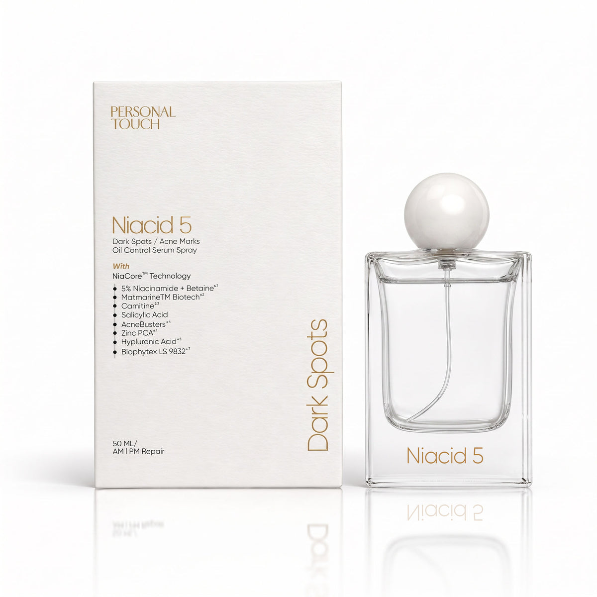 Niacid 5 Niacinamide Serum Spray– Oil Control, Dark Spots, Acne Marks