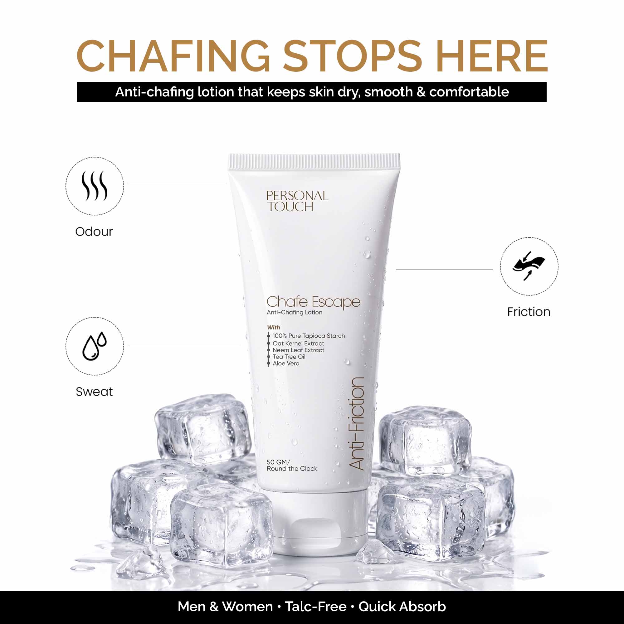 Chafe Escape Anti-Chafing & Anti-Friction Lotion - 50 g