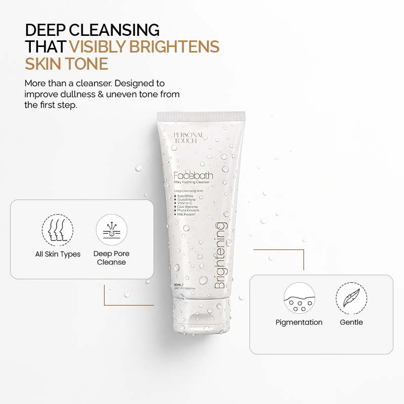 Facebath Oil Control Face Wash with Niacinamide and Sabi-White - 50 ml