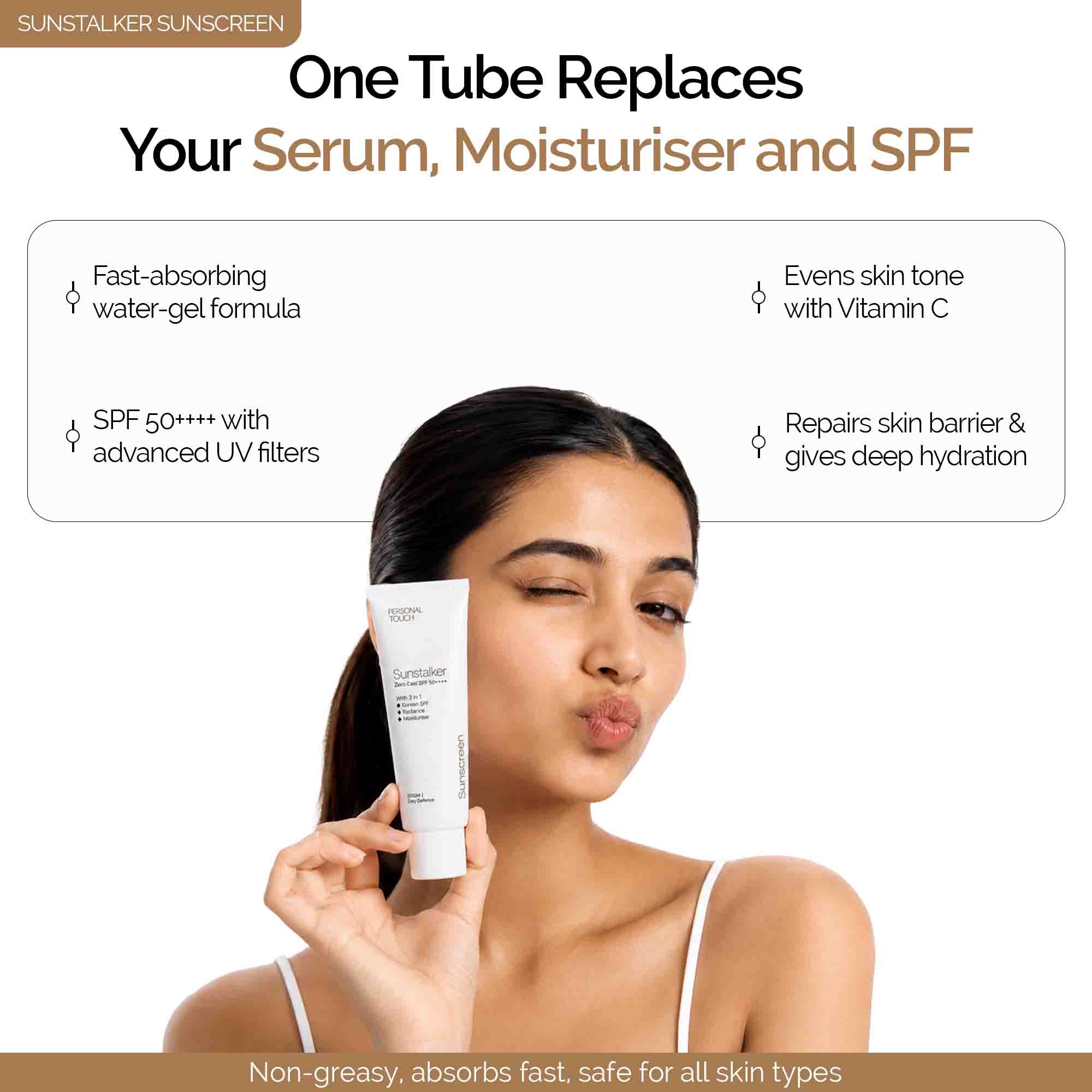 Flash Combo of Facebath 100ml & Sunstalker - 50g