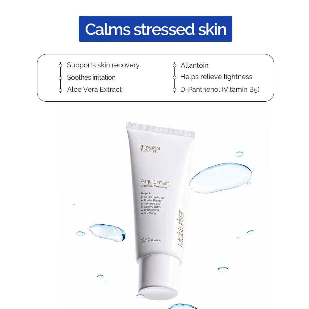 Aquamelt Moisturizer Post-Treatment Soothing Gel with Glutathione & Panthenol - 50 g
