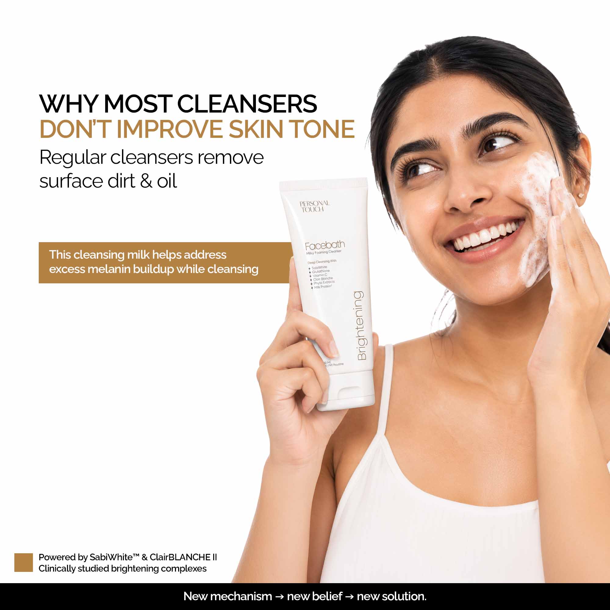 Facebath Oil Control Face Wash with Niacinamide and Sabi-White - 100 ml