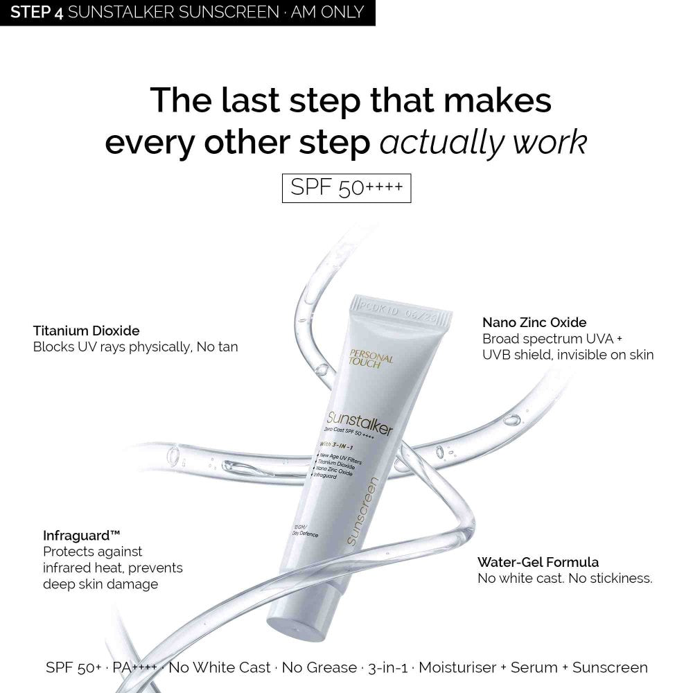 Brightening Therapy Trial Kit | for Oily & Combination Skin | Facewash + Serum + Moisturiser + Sunscreen