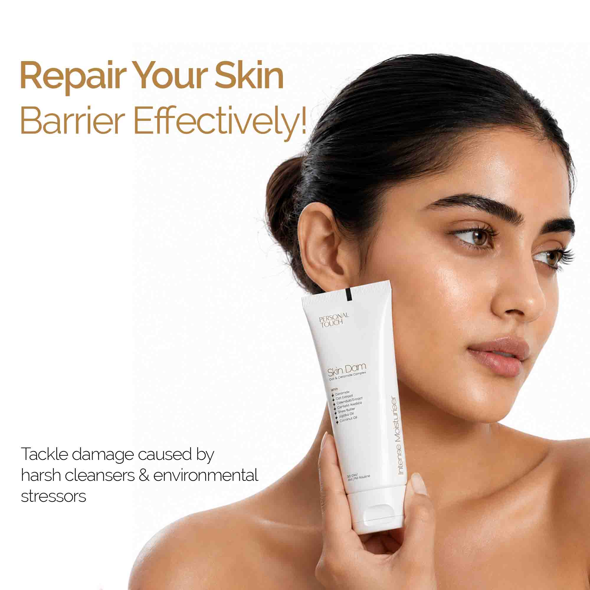 Skindam Barrier-Repair Moisturizer with Ceramides and Oats 50 g