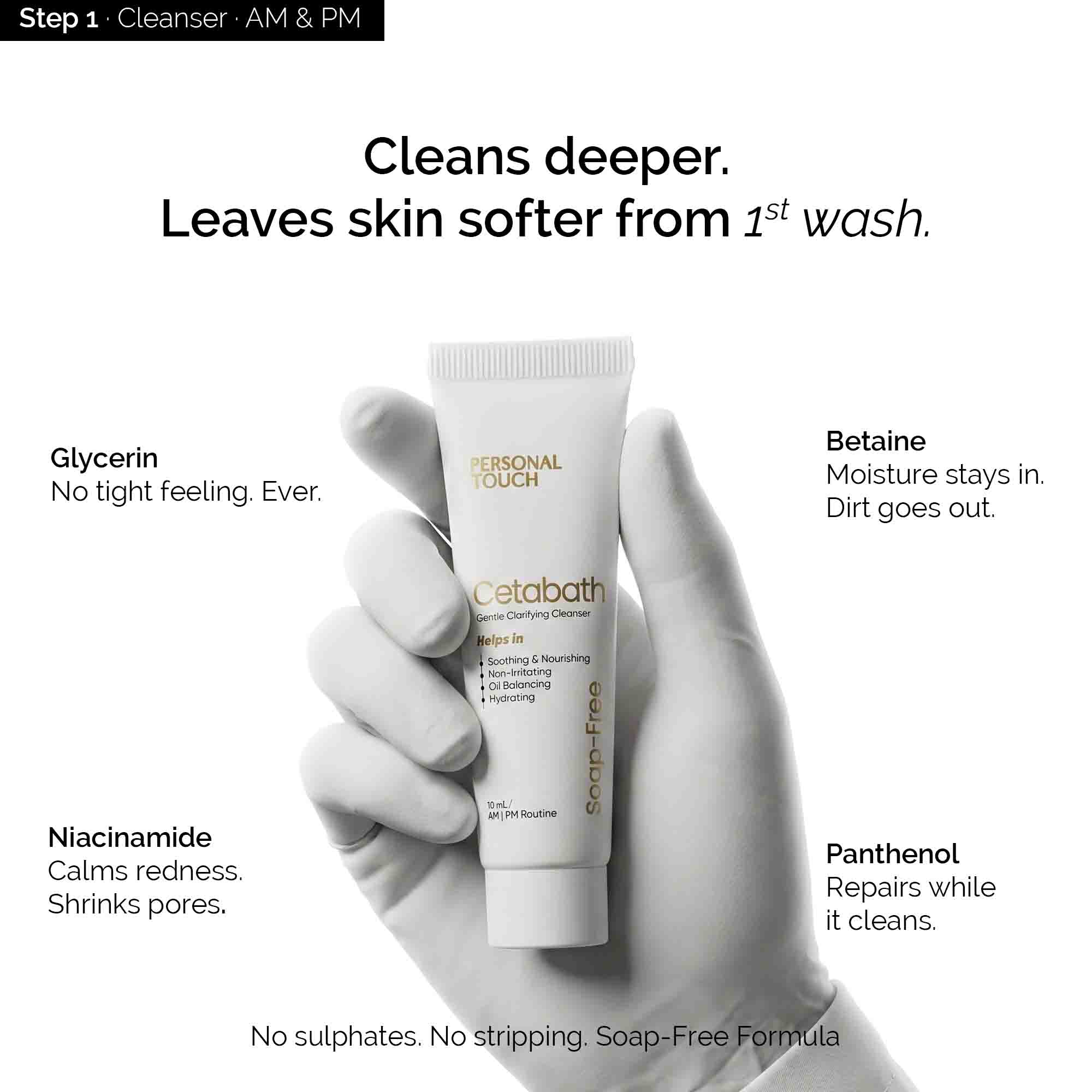 Dry Defence Therapy Trial Kit |  Facewash + Serum + Moisturiser + Sunscreen | for Dry & Sensitive Skin