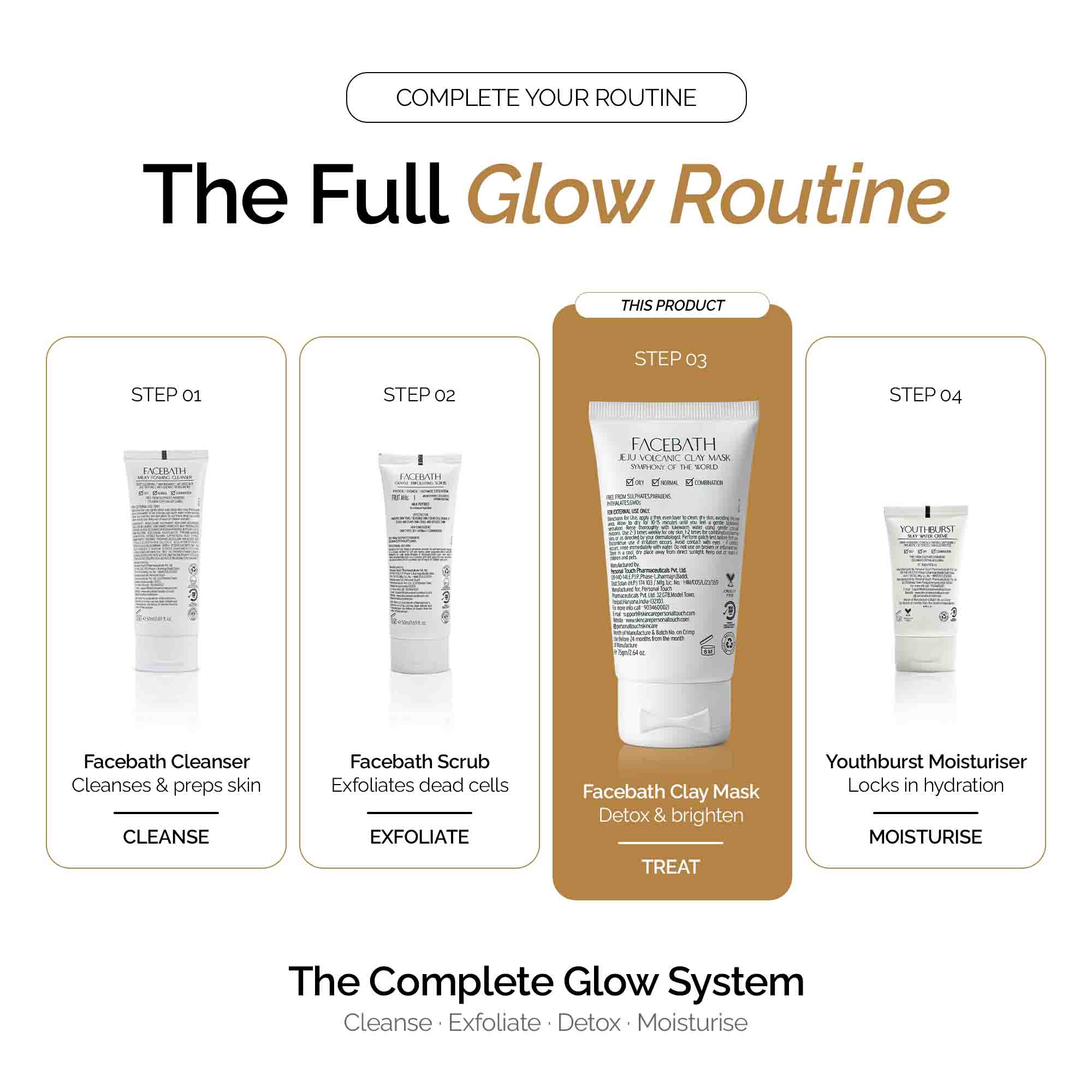 Facebath Jeju Volcanic Clay Mask 75g + Surprise Gift