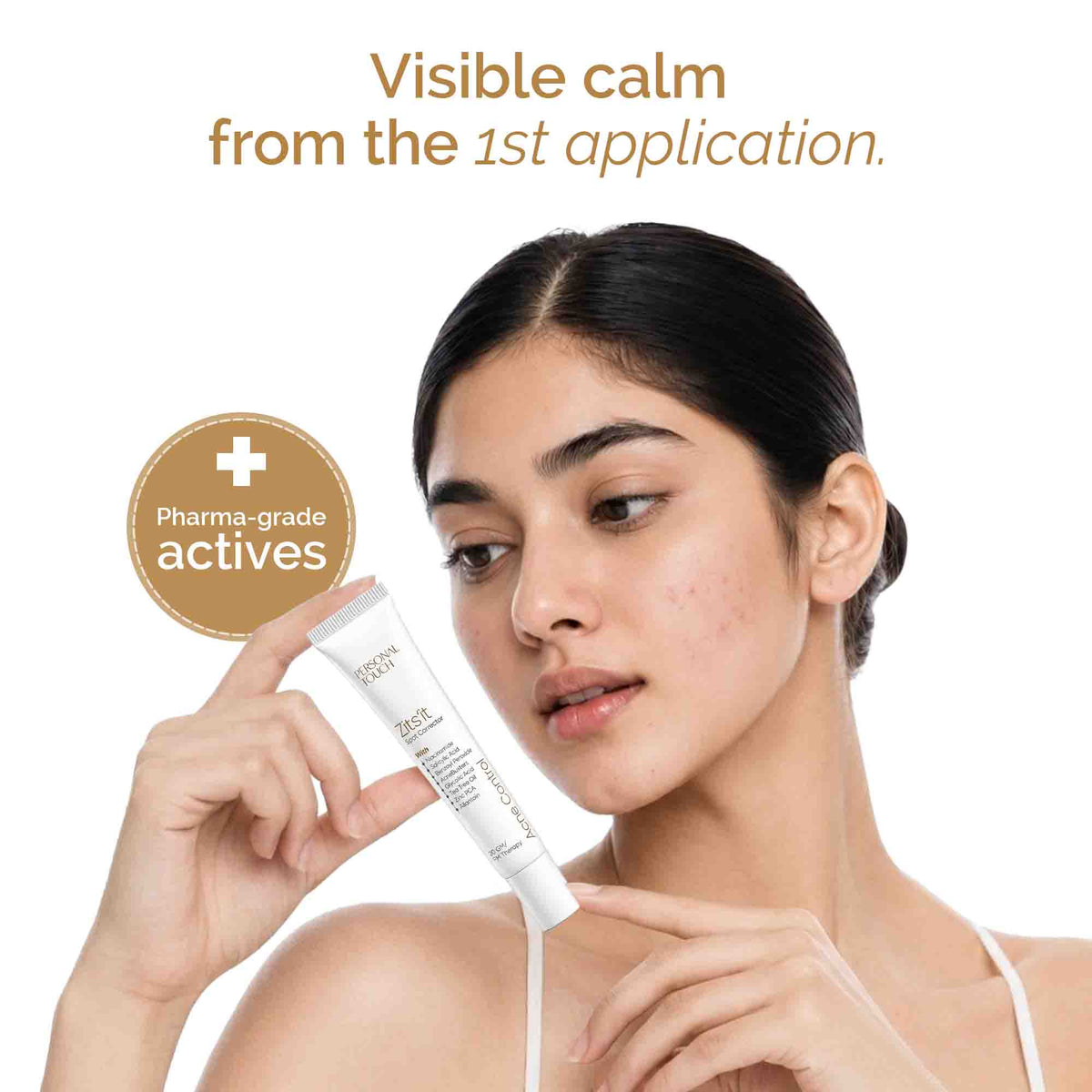Zitsit Spot Corrector For Active Acne | Acne Scars | Salicylic | Niacinamide | Zinc - Acne Prone & Active Acne | 20g
