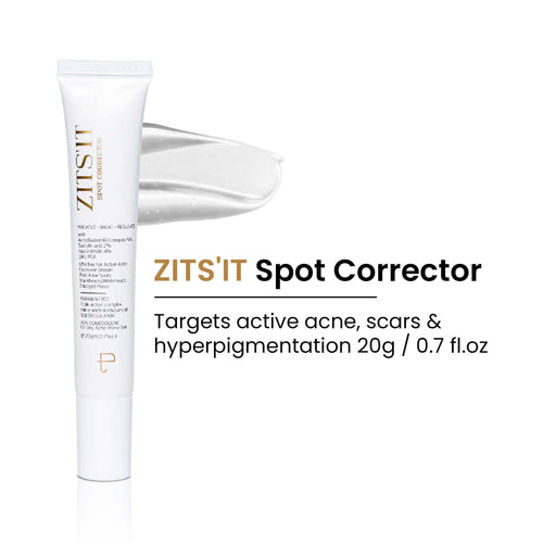 Zitsit Spot Corrector For Active Acne | Acne Scars | Salicylic | Niacinamide | Zinc - Acne Prone & Active Acne | 20g