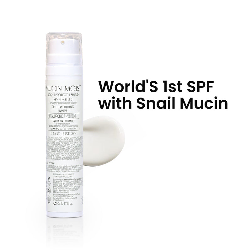 Mucin SPF 50+++ Sunscreen with Snail Mucin 50 g