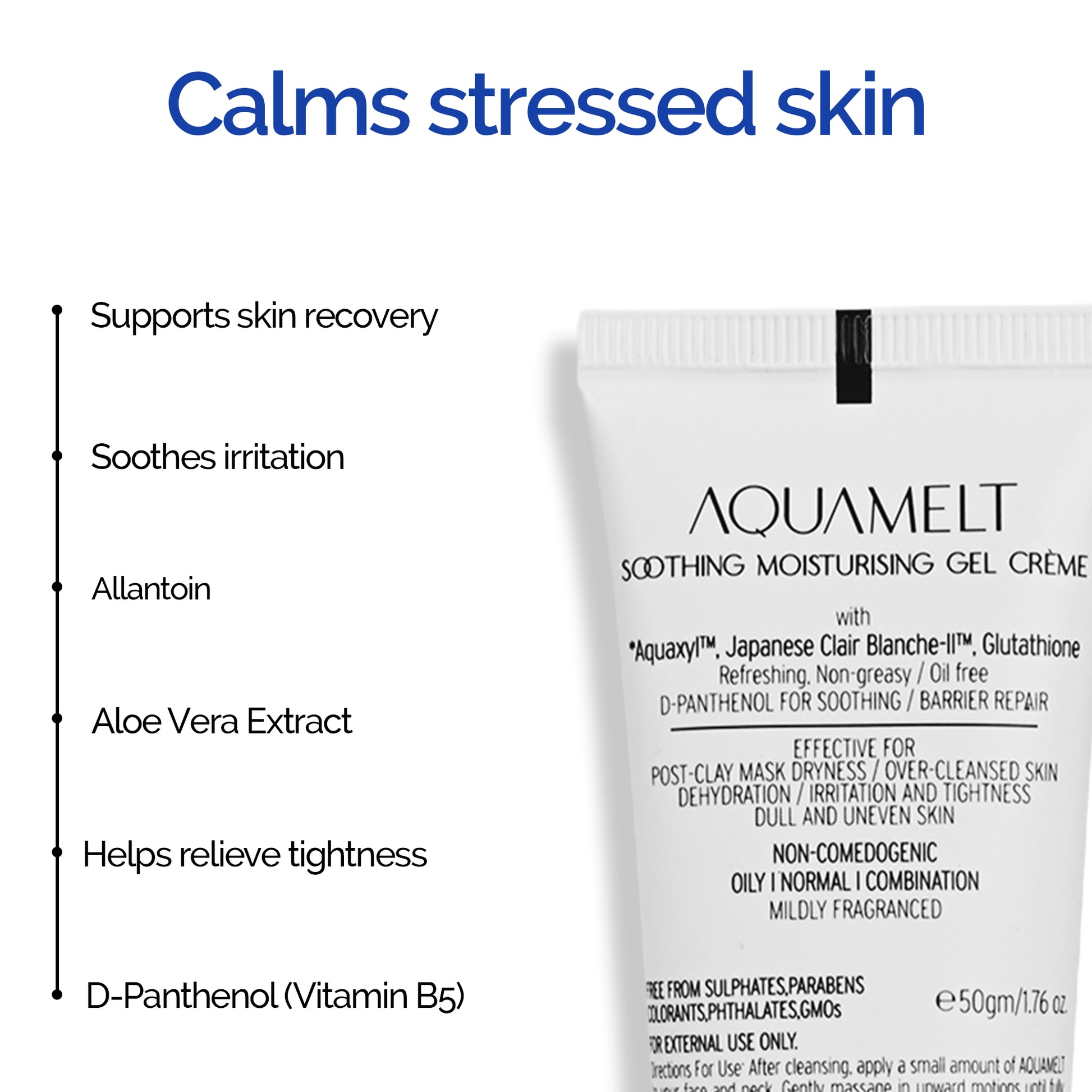Aquamelt Moisturizer Post-Treatment Soothing Gel with Glutathione & Pa   Personal Touch Skincare