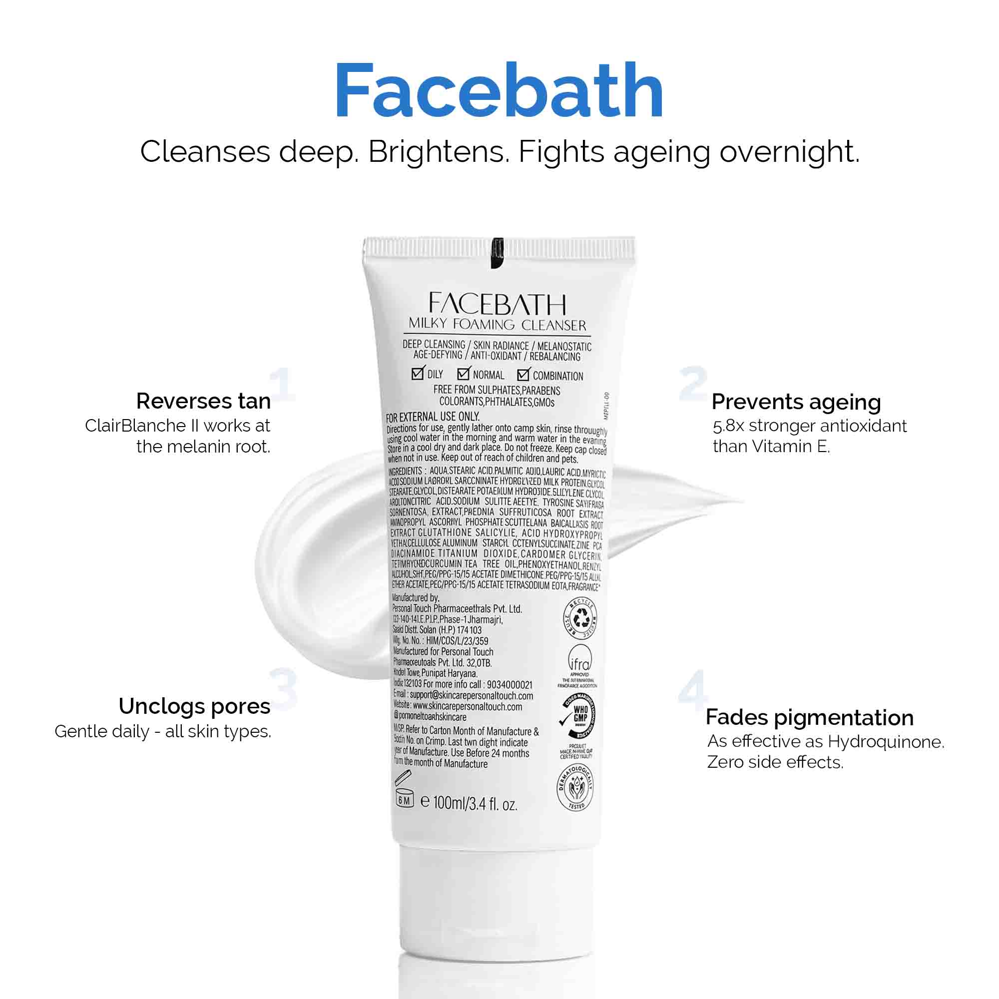 Flash Combo of Facebath 100ml & Sunstalker - 50g