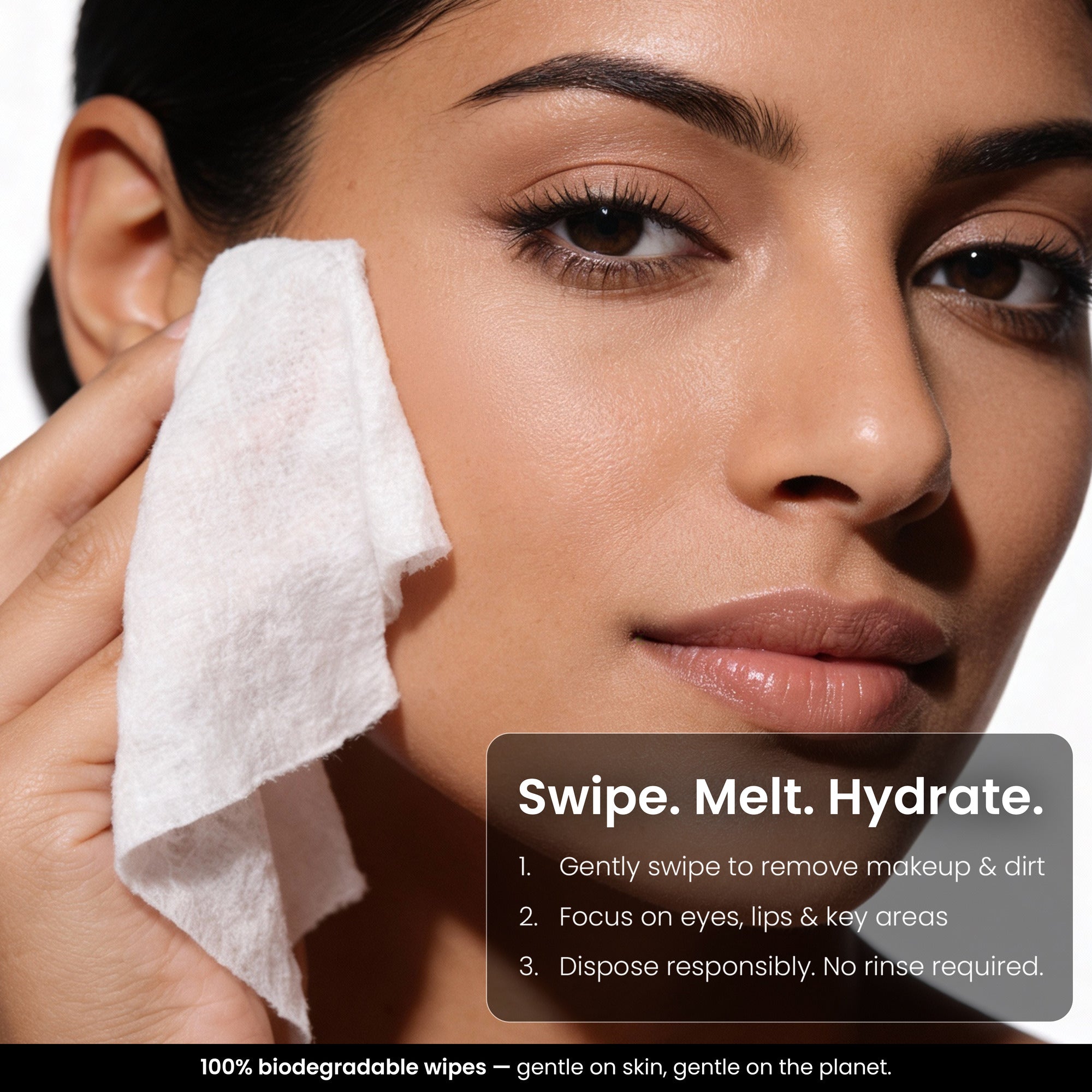 Makeup Removing Wipes with Hyaluronic Acid Serum 30 Sheets