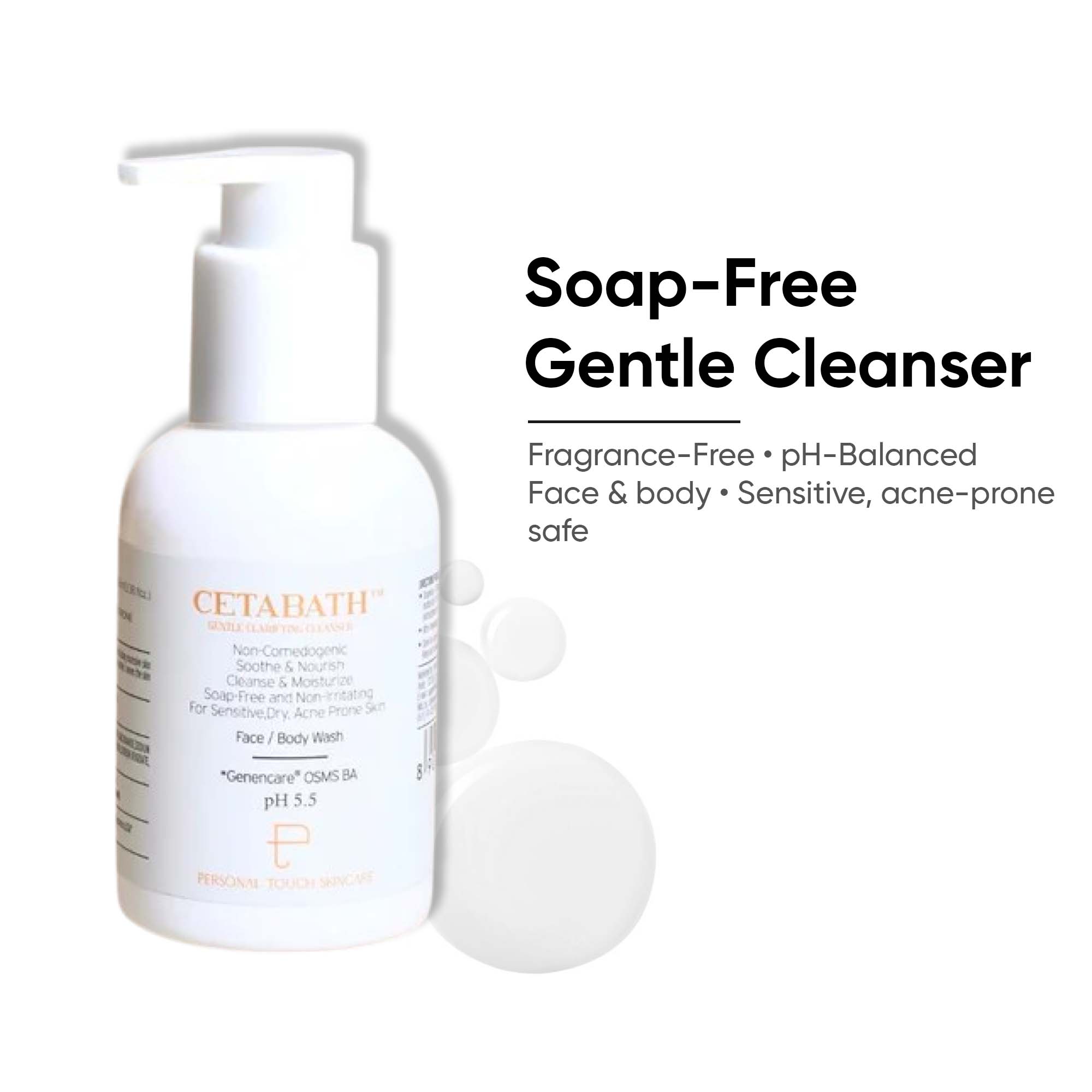 Cetabath Gentle Cleanser with Panthenol & Niacinamide 100 ml