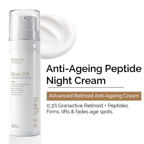 Backshift Retinol + Peptides Anti-Ageing Cream