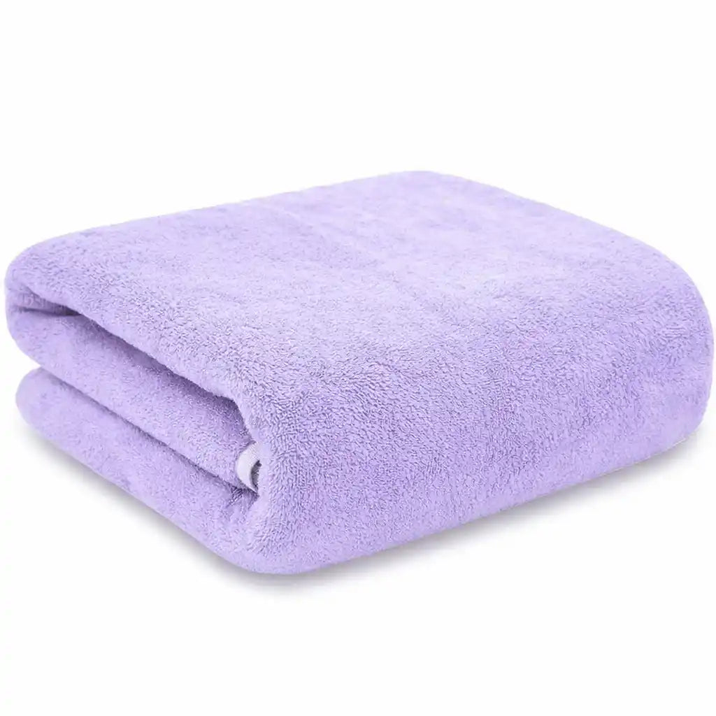 Feel Me Ultra-Soft Microfiber Bath Towel - Gentle Exfoliating Body Towel