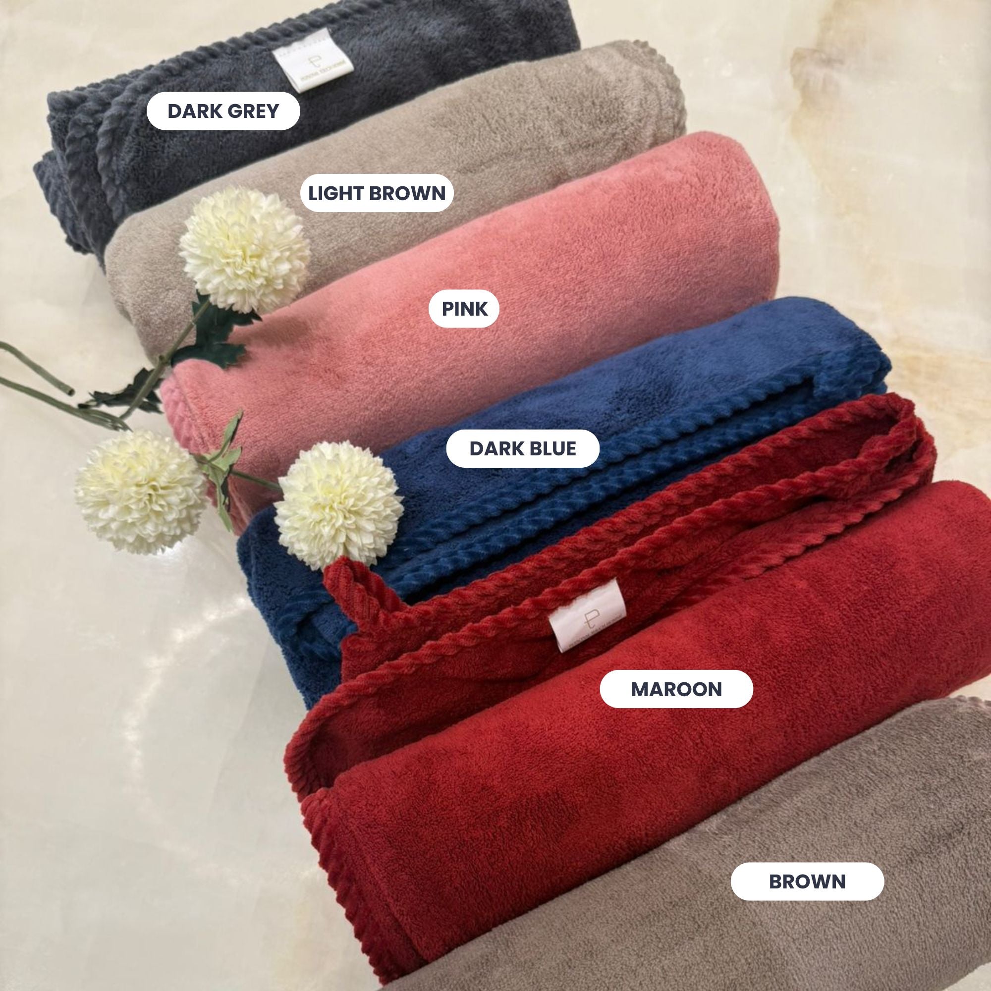 Feel Me Ultra-Soft Microfiber Bath Towel - Gentle Exfoliating Body Towel for Even Skin Tone - Makeup Removal & Anti-Aging - 70x140cm Large Size