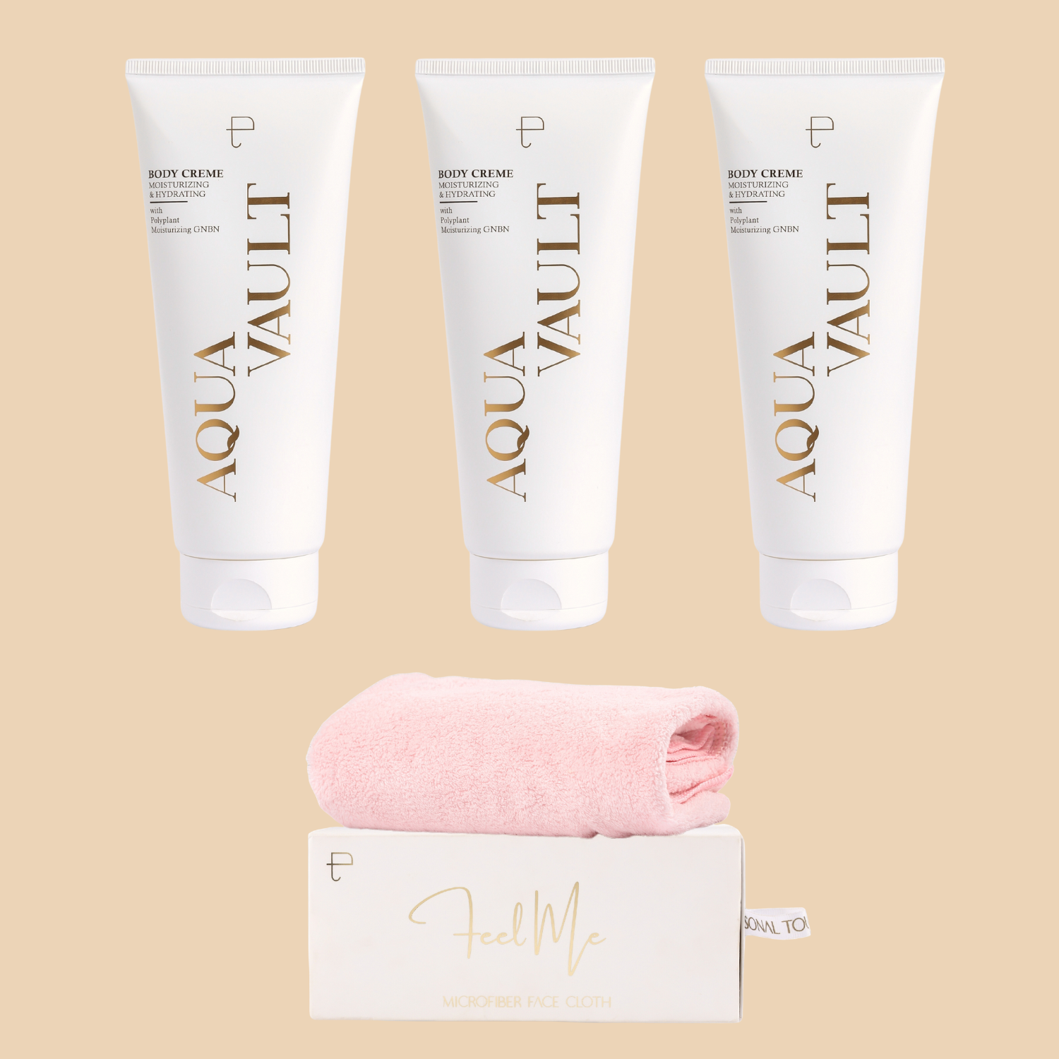 Buy 1 Get 4 (Combo of 3 x Body Cream & 1 x Feel Me Face Towel)