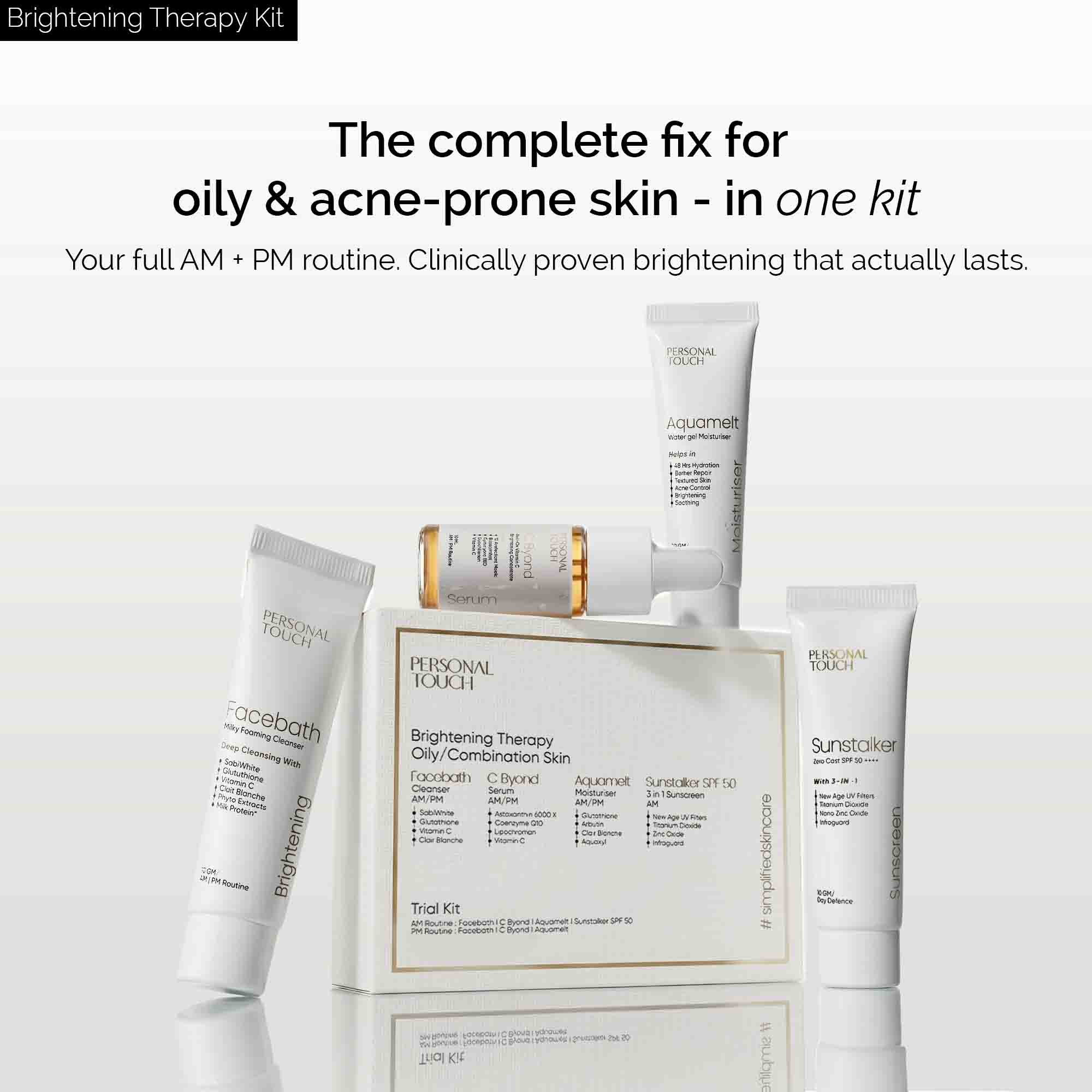 Brightening Therapy Kit - Oily/Combination Skin