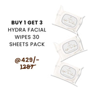 Buy 1 Get 3 - Combo of 3 x Hydra Facial Wipes (30 Sheets Pack)