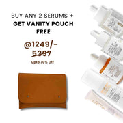 Buy Any 2 Serums + Get Vanity Pouch Free