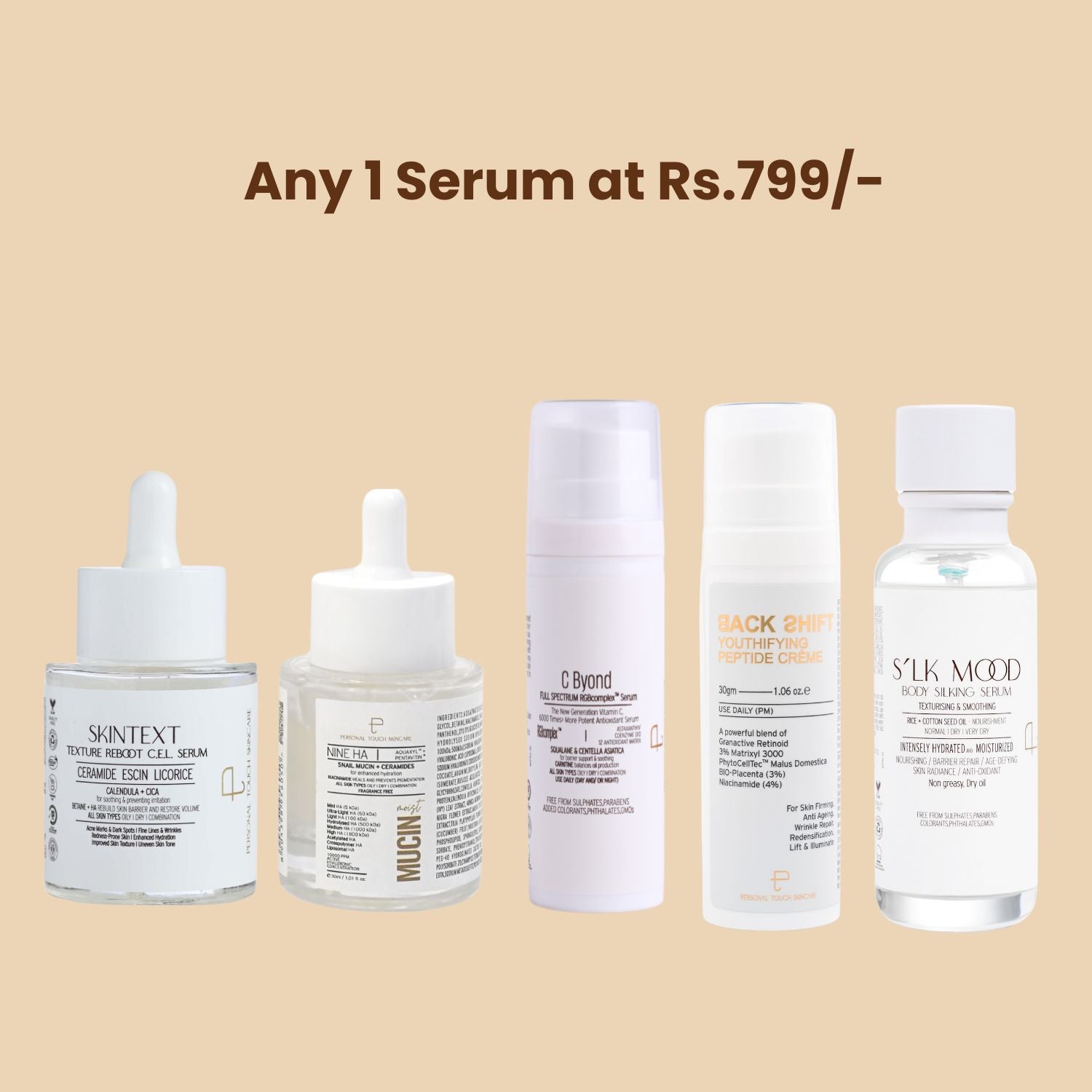 ⁠Buy Any Serum at Flat 799/-