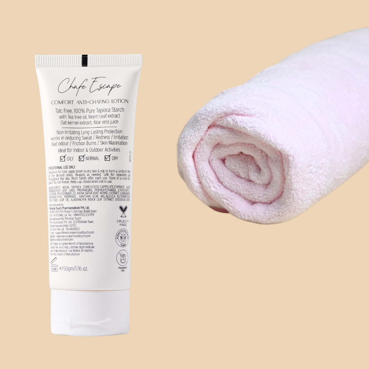 Combo of Chafe Escape & Bath Towel