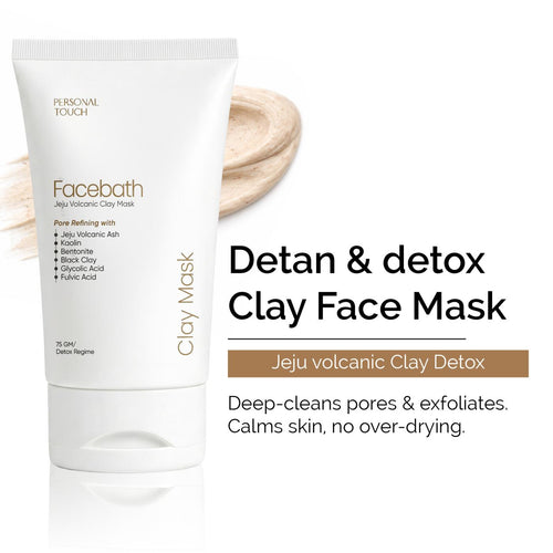 Facebath Jeju Volcanic Clay Mask with Oatmeal - 75 g