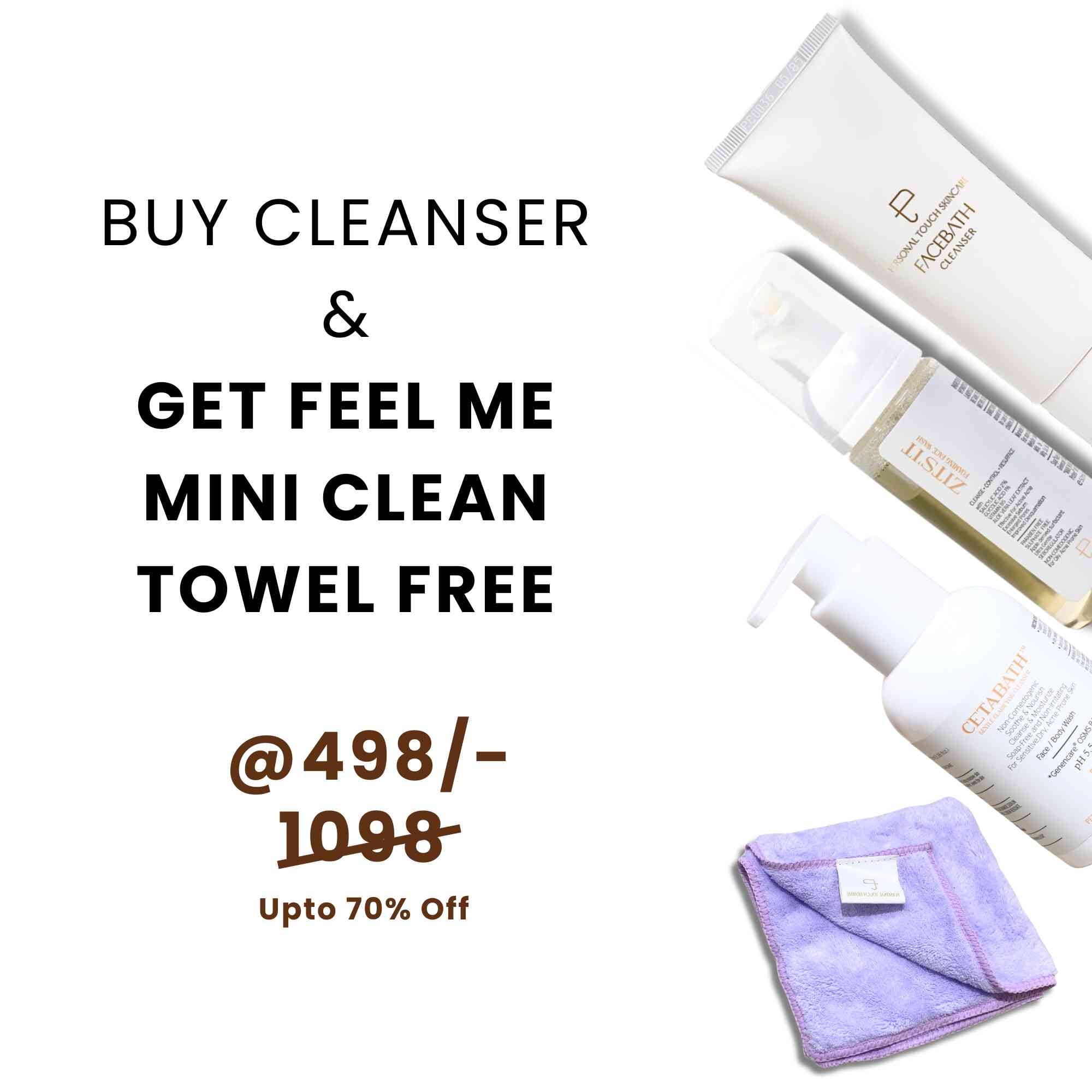 Buy Face Cleanser & Get Feel Me Mini Free
