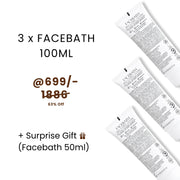 Combo of 3 x Facebath 100ml + Gift (Facebath 50ml) 🎁