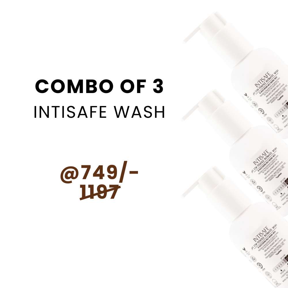 Combo of 3 x Intisafe Intimate Wash
