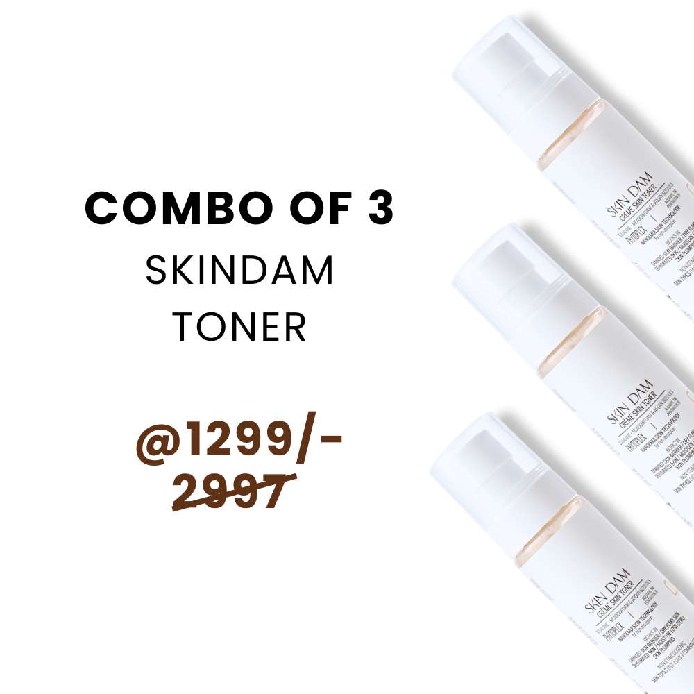 Combo of 3 x Skindam Toner