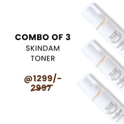 Combo of 3 x Skindam Toner