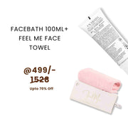 Combo of Facebath 100ml & Feel Me Face Towel