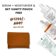 Combo of Serum, Moisturizer & Get Vanity Pouch Free