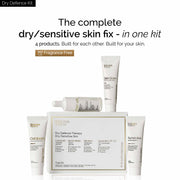 Dry Defence Therapy Trial Kit |  Facewash + Serum + Moisturiser + Sunscreen | for Dry & Sensitive Skin