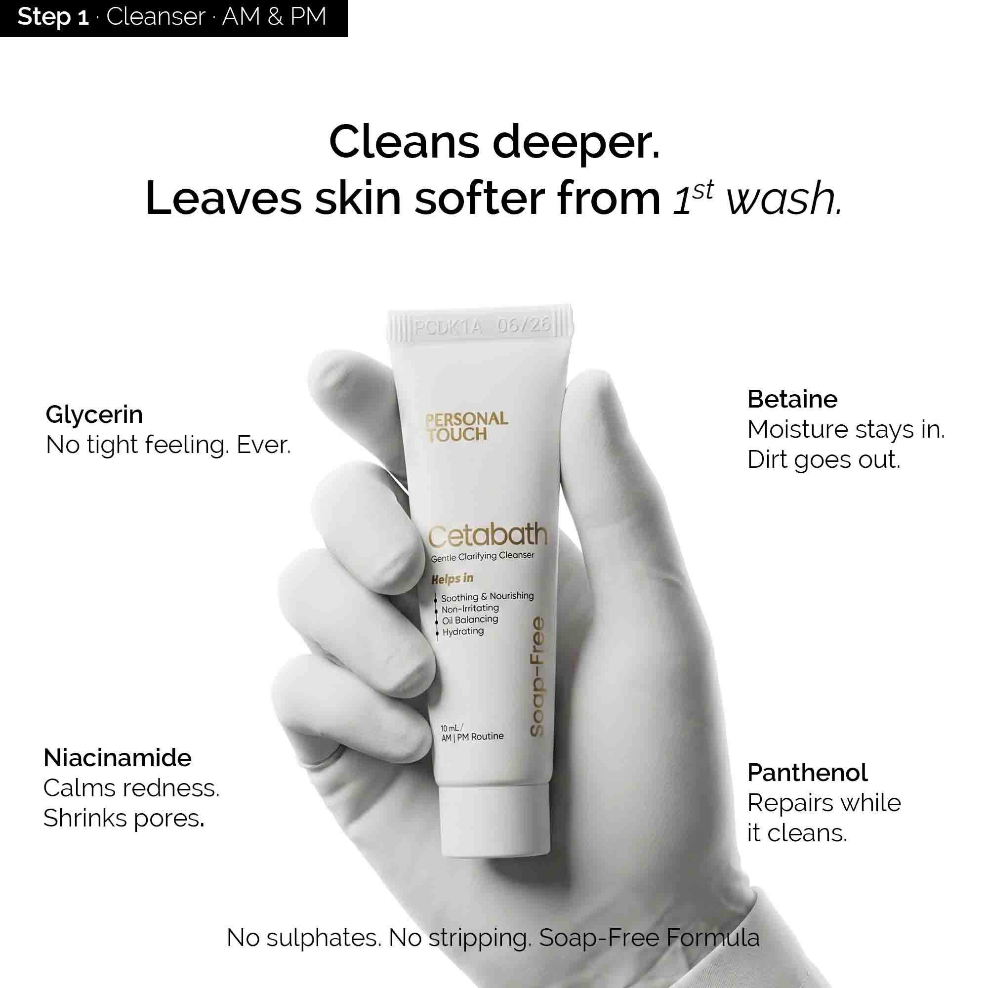 Dry Defence Therapy Trial Kit |  Facewash + Serum + Moisturiser + Sunscreen | for Dry & Sensitive Skin